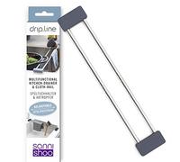 Sanni Shoo Drip.Line - Egouttoir Vaisselle Multifonctionnel et Extensible de la INOX | Egoutoire/Égouttoir | Pratique, Résistant à la Chaleur, Peu Encombrant | Parfait pour la Cuisine et Le Camping