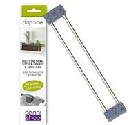 Sanni Shoo drip.line - Egouttoir Vaisselle Multifonctionnel et Extensible de la Inox | Egoutoire/Égouttoir | Pratique, Résistant à la Chaleur, peu Encombrant | Parfait pour la Cuisine et le Camping