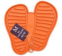 Sanni Shoo, Shoo.Pad: Tapis à Chaussure Flexible, Lavable en Machine, Porte-Chaussures, Plateau à Chaussures, Tapis Anti-saleté Taille M (pour Les Chaussures jusqu'à la Taille 41), Orange