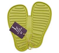 Sanni Shoo, Shoo.Pad: Tapis à Chaussures Flexible, Lavable en Machine, Porte-Chaussures, Plateau à Chaussures, Tapis Anti-saleté Taille L (pour Les Chaussures jusqu'à la Taille 47) Vert