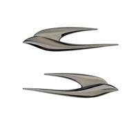 SANNIFA Auto Emblème Logo pour Peugeot 208 II I 2019-2024,Voiture Avant Pare-Chocs Arrière Tronc Emblème Autocollant Accessoiresde Style Voiture,Black