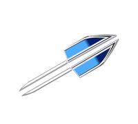 SANNITOU Auto Emblème Logo pour BMW X5 e53 (1999-2006), Voiture Avant Pare-Chocs Arrière Tronc Emblème Autocollant Accessoiresde Style Voiture,Blue