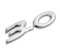 SANNITOU Auto Emblème Logo pour Jaguar XJ XJL XF XE 3.0 V6 5.0 V8,Voiture Avant Pare-Chocs Arrière Tronc Emblème Autocollant Accessoiresde Style Voiture,3.0