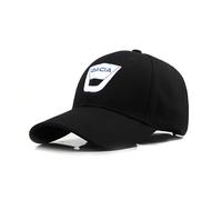 SANNITOU Casquette de baseball pour homme et femme - Réglable - Pour Dacia - Taille unique - Avec logo de voiture - Noir