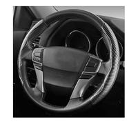 SANNITOU Protege Couvre Volant Voiture Antidérapant Respirant Housse Volant Voiture pour Seat Ibiza 6F 2017-2021 2022 2023, 38cm/15'' Accessoire Voiture Tuning,Black