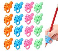 SANNIX 16 Pièces Guide Doigts Écriture Aide Écriture Guide Doigt Ergonomiques Grips Pour Crayon Pencil Grips pour Étudiants Adulte Besoin