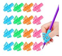 SANNIX 16 Pièces Guide Doigts Écriture Enfant, Aide Écriture Guide Doigt Ergonomiques Grips Pour Crayon Pencil Grips pour Enfants Étudiants Adulte Besoin
