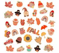 SANNIX - Lot de 60 broches en émail, broches émaillées pour revers, pour vêtements, sacs, chapeaux, accessoires, cadeaux, Métal