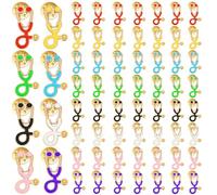 SANNIX Lot de 60 broches stéthoscope en émail pour infirmière, médecin, vêtements, sacs, chapeaux, accessoires, 8 couleurs