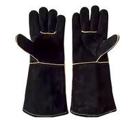 Paire de Gants Haute Protection en Cuir Sannover Noir