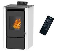 - Poêle à granulés air Anita 7,6 kW Blanc