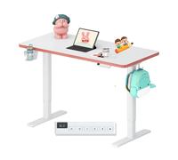 SANODESK Bureau pour enfants, hauteur réglable électriquement Bureau, pour enfants à partir de 6 ans, avec affichage LED, 3 mémoires, sécurité enfants