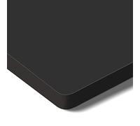 SANODESK Plateau de Table Stable 100 x 60 cm, 2,5 cm d'épaisseur - Plateau de Bureau DIY en Panneau aggloméré (Noir)