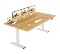 SANODESK Q1 Pro Bureau Assis Debout 180x80cm avec 2 Moteurs Puissants, Charge 120kg, Bureau Électrique Réglable en Hauteur Stable, Table Debout avec Fonction Mémoire et Anti-Collision (Blanc + Blanc)