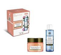 Sanoflore - Coffret Cadeau Duo Hydratation Éclat - Baume Rosa Fresca - Crème De Jour Certifiée Bio - Baume-en-gel - Acide Hyaluronique & Rose De Damas - 50 ml - Mini Eau Micellaire Offerte