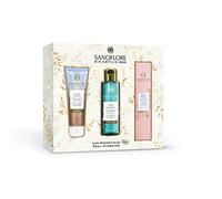 Sanoflore - Coffret Cadeau Essentiels Peau Hydratée - Aqua Magnifica Lotion Anti-imperfections Certifiée Bio 100 ml - Rosa Fresca Crème Hydratante Visage Certifiée Bio 40 ml - Gommage Visage Offert
