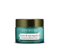 Sanoflore Crème de Nuit Magnifica - Crème de Nuit Matifiante Anti-Imperfections Certifiée Bio - À la Menthe Poivrée du Vercors - 50 ml