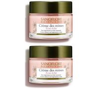 SANOFLORE Crème des reines Rose éclat Certifiée Bio Pour La Peau 2x50 ml