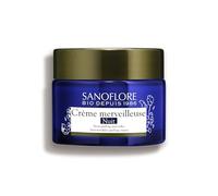 Sanoflore Crème Merveilleuse Nuit - Crème Visage Nuit Peeling Anti-rides Certifiée Bio - Au Pélargonium Bio - Aux Peptides - Au Trio D’acides Exfoliants - 50ml
