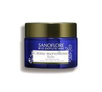 Sanoflore Crème Merveilleuse Riche - Crème Visage Lift Anti-rides Certifiée Bio - Au Pélargonium Bio - Aux Peptides - À La Vitamine E - 50ml