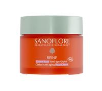 Sanoflore REINE Crème Rose Anti-âge Global Bio, régénère la peau et booste l'éclat, 50 ml