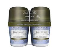 Sanoflore Déodorant Coton 24h Bio 2x50ml