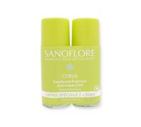 Sanoflore Lot de 2 Déodorants Citrus Roll-On 48h 2x50ml