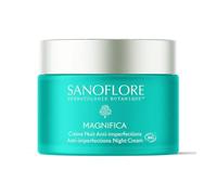 Sanoflore Crème Nuit Magnifica Soin Infusion Botanique Perfecteur De Peau Peaux Mixtes Grasses 50ml