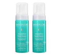 Sanoflore Magnifica Mousse Nettoyante Anti-imperfections Bio - Visage Pour Peaux Mixtes à Grasses, lot de 2 x150 ml