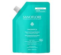 Sanoflore Recharge Aqua Magnifica, Lotion Tonique Bio Purifiante, 400 ml, Pour Peaux Sensibles, Mixtes et Grasses