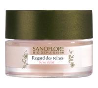 Sanoflore – Soin contour des yeux Regard des Reines Rose Éclat – Édelweiss bio, Vitamine C – 15 ml