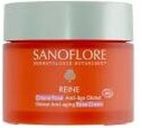 Sanoflore REINE Crème Rose Anti-âge Global Bio, régénère la peau et booste l'éclat, 50 ml