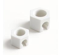 SANOFORMA Lot de 2 écrous de rechange compatibles avec Sodastream - Adaptateurs universels pour modèles Jet, Spirit, Crystal, Terra, Fizzi 1.0 et 2.0 - Accessoires pour Gasatore Acqua - Fabriqué en