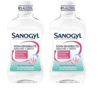 Sanogyl Bain De Bouche Soin Sensibilité Gencives et Dents 0% Alcool 500 ml (Lot de 2)