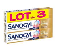 SANOGYL - Dentifrice Soin Global + Blancheur Tube 75Ml - Lot De 3