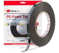 Sanojtape Ruban Adhésif Double Face Extra Fort Noir 9mm x 10m - Mousse Acrylique Résistante pour Fixation Sans Perçage, Auto, Maison, Bricolage, Réparation et Extérieur