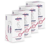 sanosan Coussinets allaitement respirants et doux - 4x Paquet de 30 - coussinet allaitement invisibles très absorbants - allaitement coussinet jetables- Protection optimale d'allaitement