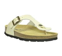 Sanosan Geneve Leather Ivory Womens Designer Thong Sandals 6 6