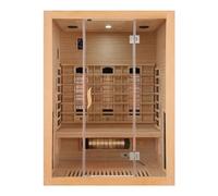 SANOTECHNIK Cabine infrarouge ouverte pour 3 personnes en bois : Hemlock moderne oasis de bien-être 140 x 110 x 188 cm