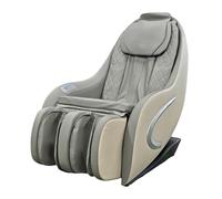 Sanotechnik® Fauteuil de massage de luxe gris/beige - Zero-Gravity & stretch à 190° - 5 modes de massage dont Shiatsu, Airbag - Massage des jambes et Bluetooth - Réf. MA2603