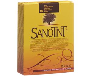 SANOTINT Teinture de cheveux 02 couleur brun Autre 125 ml