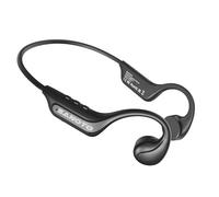 SANOTO Casque à conduction osseuse, écouteurs à oreilles ouvertes | IP65 résistant à la transpiration, casque de course avec micro, lumière 26 g, 3 modes EQ, lecture 10 heures, connexion 1 à 2.