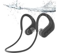SANOTO Ecouteur Waterproof Natation, Casque Conduction Osseuse IPX8 Etanche, 8G MP3 Etanche Natation, in Ear Ecouteurs sans Fil Sport pour la Natation, Course, Surf