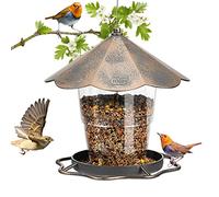 SANOTO Mangeoire pour oiseaux - À suspendre - Pliable - Résistant aux intempéries - Décoration de jardin - Convient pour balcon, jardin