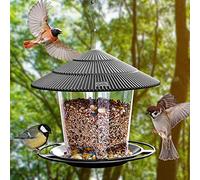 SANOTO Mangeoire Oiseaux Exterieur Suspendue,Maison Oiseaux Exterieur Mangeoires pour Oiseaux du Jardin Balcon résistant aux intempéries Mangeoires pour Oiseaux Sauvages