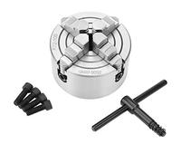 SANOU K72-100 Mandrin de tour indépendant à 4 mâchoires, accessoires de machine de tournage des métaux, montage central cylindrique court de haute précision, mandrin réversible