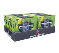 SANPELLEGRINO boisson gazeuse aromatisée Limone & Menta - 4 packs de 6x33cl