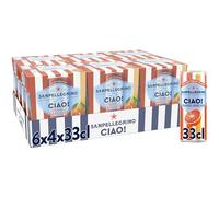 SANPELLEGRINO boisson gazeuse aromatisée Orange Sanguine - 6 packs de 4x33CL