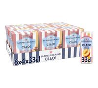 SANPELLEGRINO boisson gazeuse aromatisée Pêche - 6 packs de 4x33CL