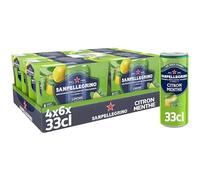 SANPELLEGRINO - Boisson Gazeuse Citron Menthe - 24 x 33cl